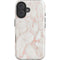 Rose Gold Marble iPhone 16 Plus Magsafe Impact Case